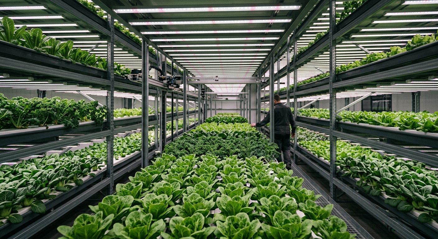 Оптимизация фотопериода и PPFD при фиксированном DLI на вертикальных фермах
