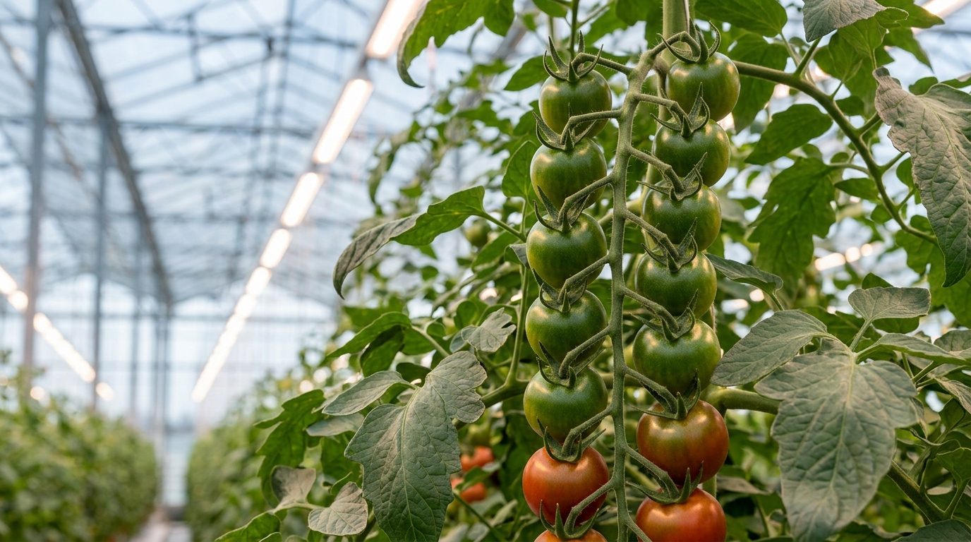 Материал ECOLED-BIO: Оптимум дальнего красного спектра в досветке томата: предел эффективности