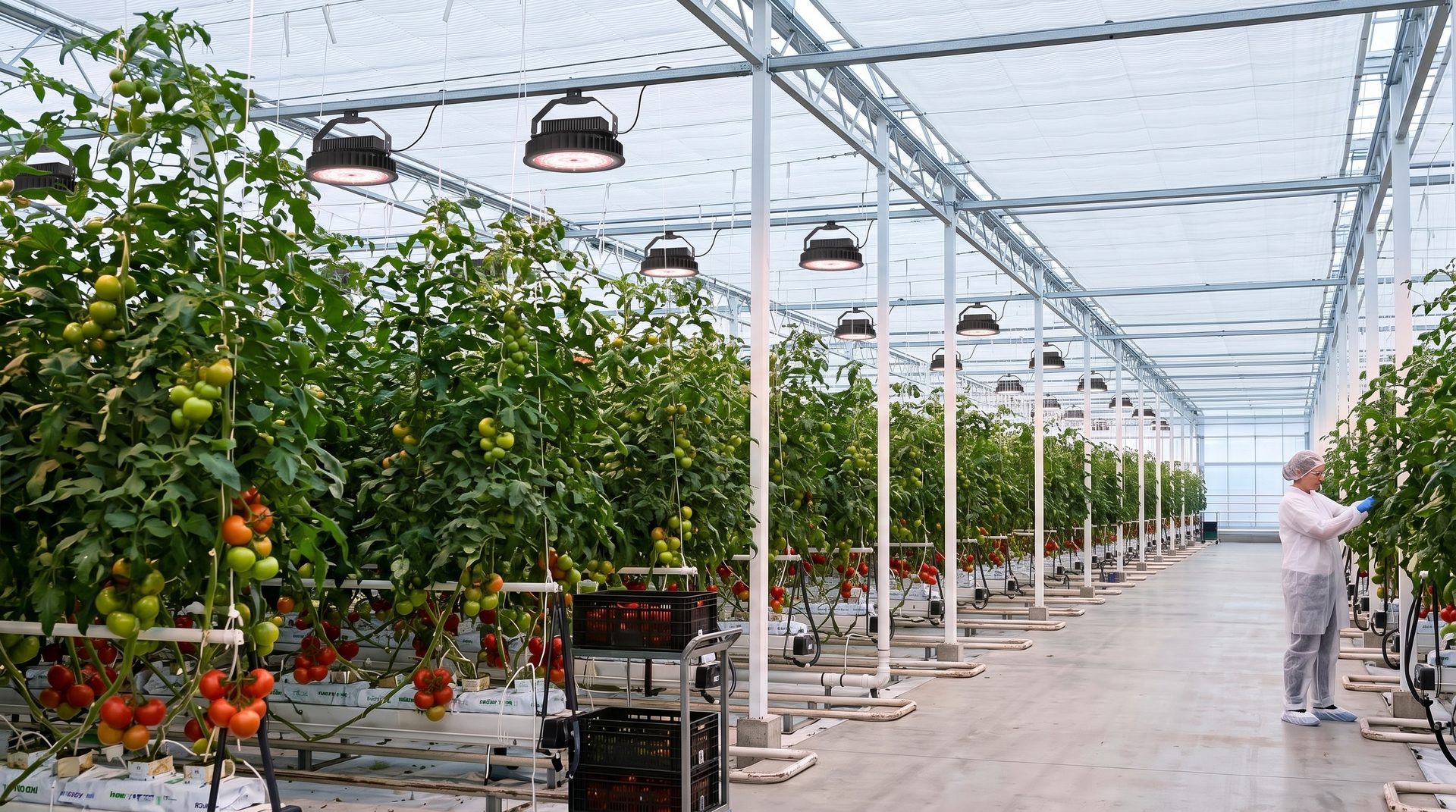Материал ECOLED-BIO: Переход на LED в зимней светокультуре томата: почему падает качество плодов