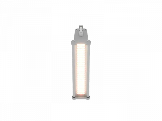 Фитосветильник ECOLED-BIO-50W-xx F-LINE IP67, вид с левого торца