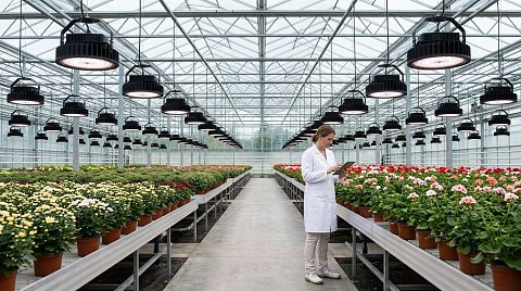 Новость ECOLED-BIO: Динамический спектр в промышленных теплицах: барьеры окупаемости и усложнение автоматики