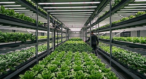 Новость ECOLED-BIO: Оптимизация фотопериода и PPFD при фиксированном DLI на вертикальных фермах