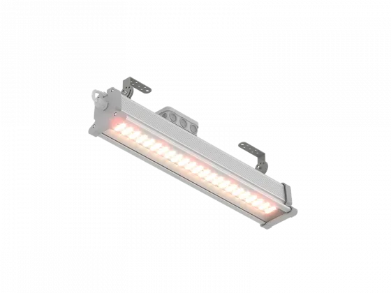 Фитосветильник ECOLED-BIO-50W-xx F-LINE IP67, вид под углом слева