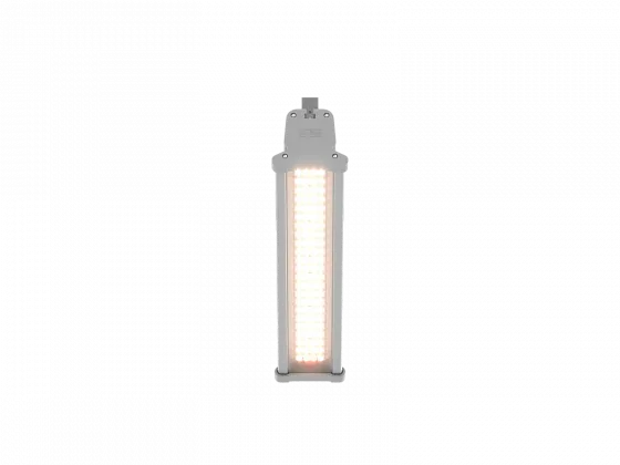 Фитосветильник ECOLED-BIO-50W-xx F-LINE IP67, вид с правого торца