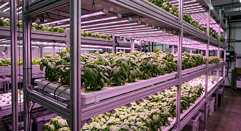 Новость ECOLED-BIO: Ступенчатый свет для базилика: +9% сухой массы без роста киловатт-часов