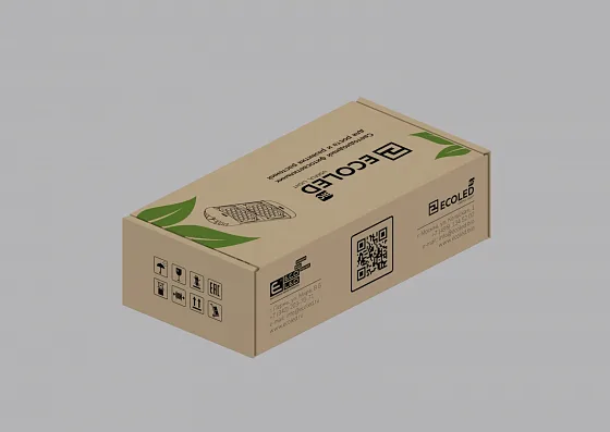 Фитосветильник ECOLED-BIO-140-235W-xx F-UniversaLED, Упаковка UniversaLED — вид сбоку