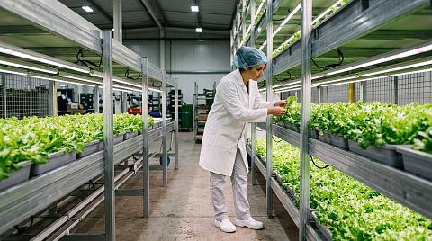 Новость ECOLED-BIO: Салатные вертикальные фермы в распредцентрах: опыт норвежского ритейла и риски переноса