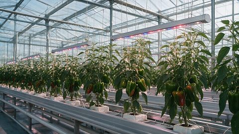 Новость ECOLED-BIO: Спектр для перца: как соотношение красного и синего света меняет сроки цветения